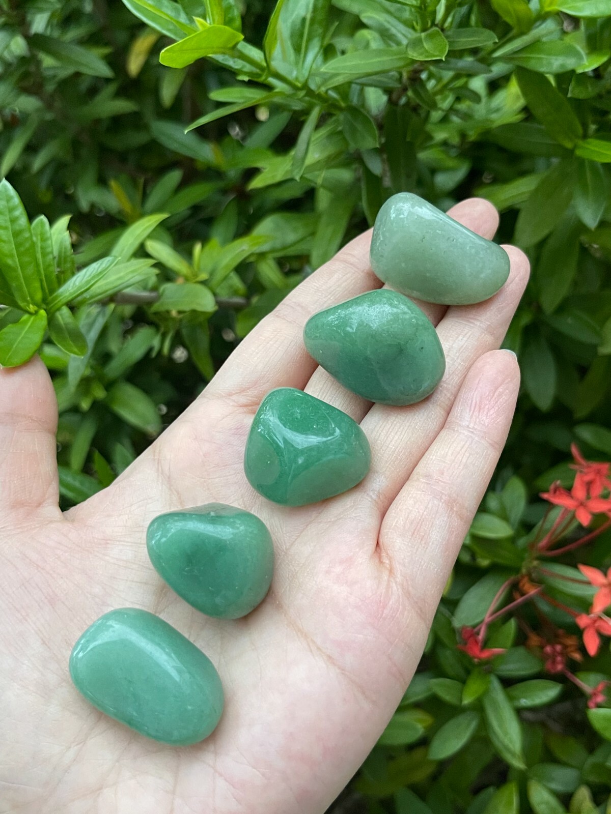 Green Aventurine Tumbled Stones, 0.8″-1.25″ Tumbled Green Aventurine, Bulk Lots