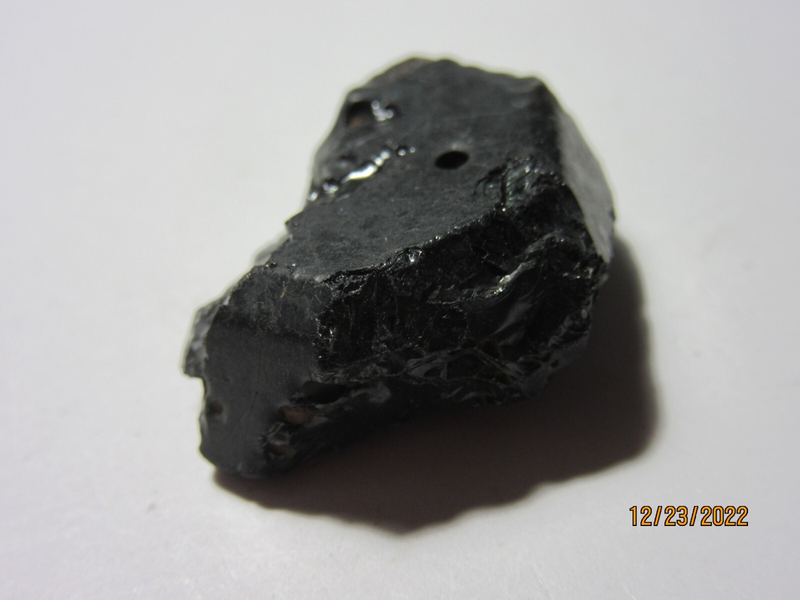 Natural Black Spinel Crystal Rough Gemstone 7.4g Collectible NBSRG-6