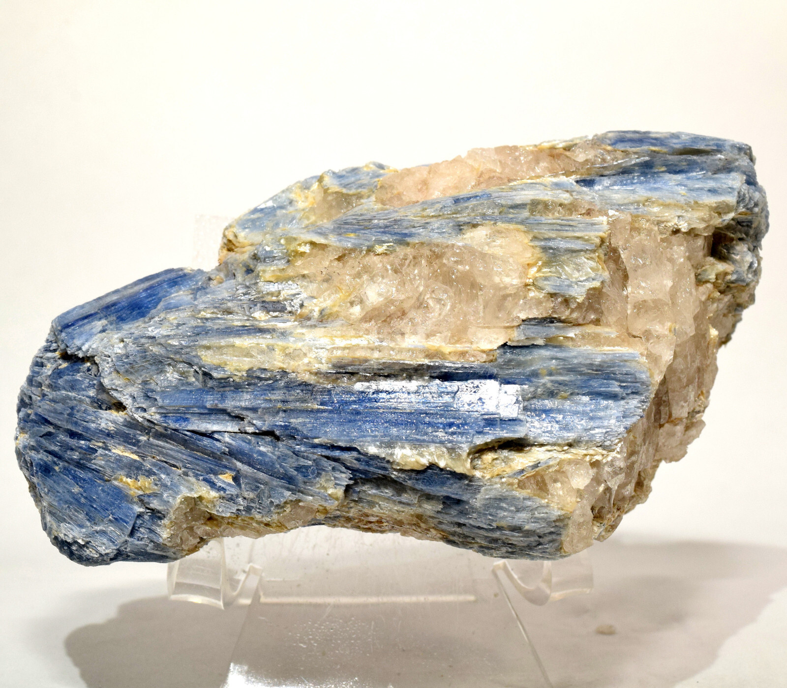 4.9″ Blue Kyanite Cluster in Matrix Natural Mineral Decor Gemstone Rough Brazil
