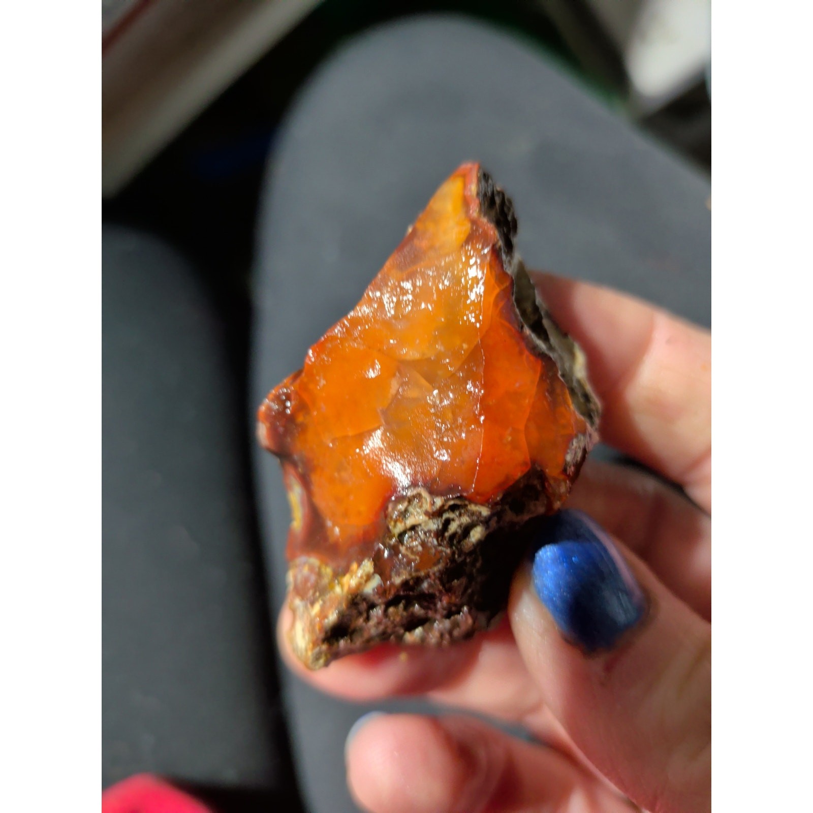 Carnelian Agate Specimen Natural Form (45 grams)