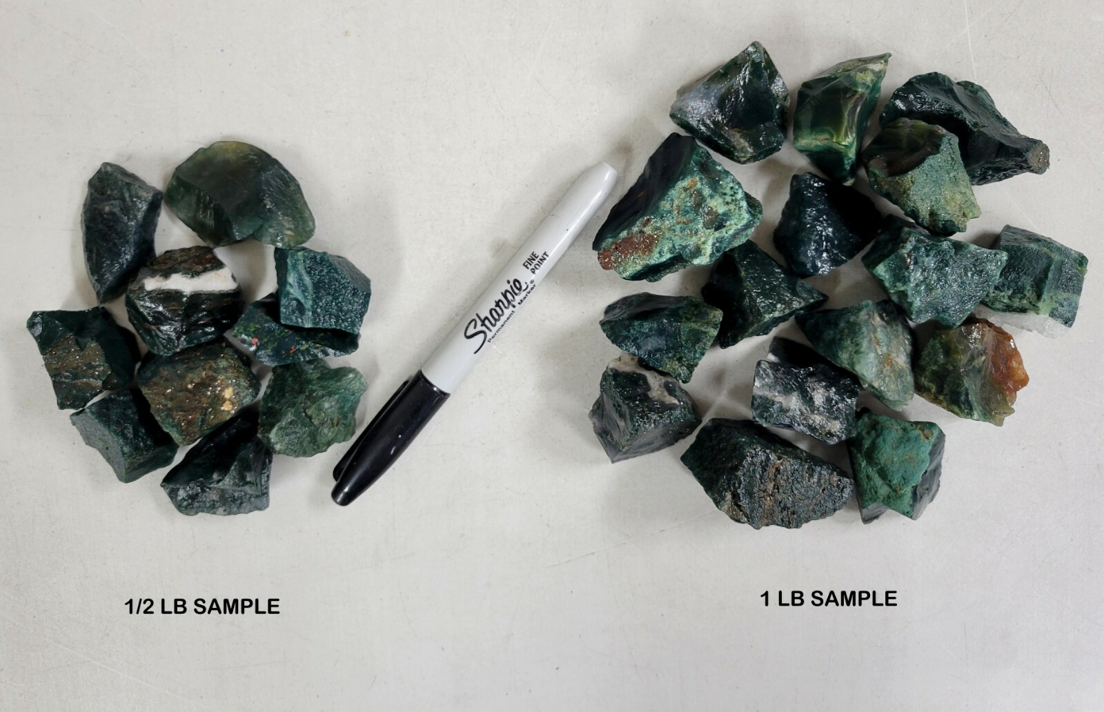 Raw Moss Agate – From India – Bulk Rough Crystals Natural Healing Gemstones