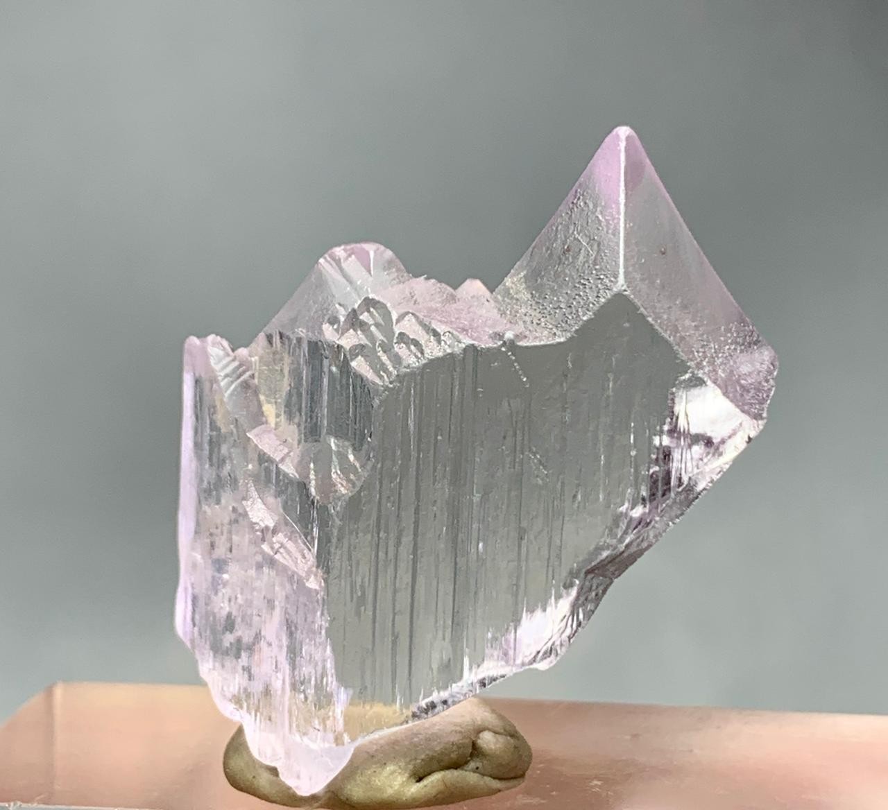 Natural Pink Kunzite Crystal From Afghanistan 46 Carat