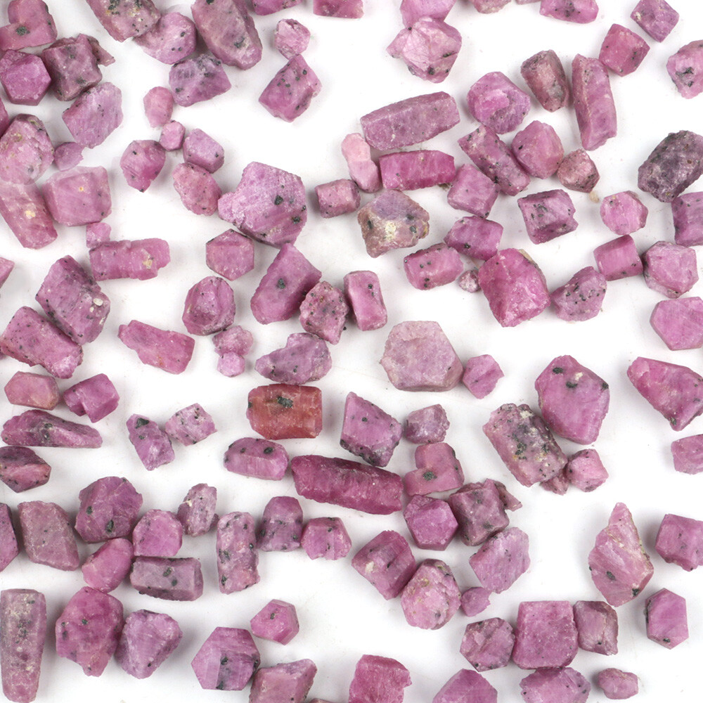50/100g Natural Blue Sapphire / Ruby / Mix Lot Rough Loose Gemstone Precious