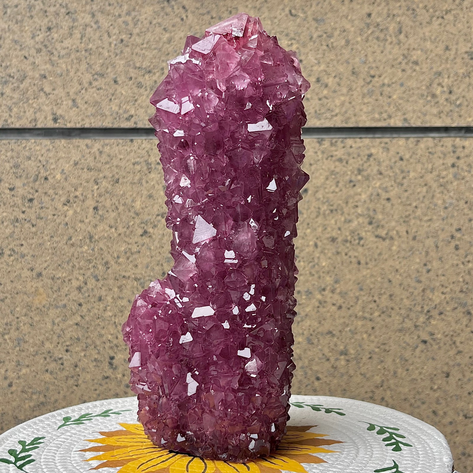 5.9 lb Purple Alunite Crystal Specimen – Mineral Cluster for Home Decor