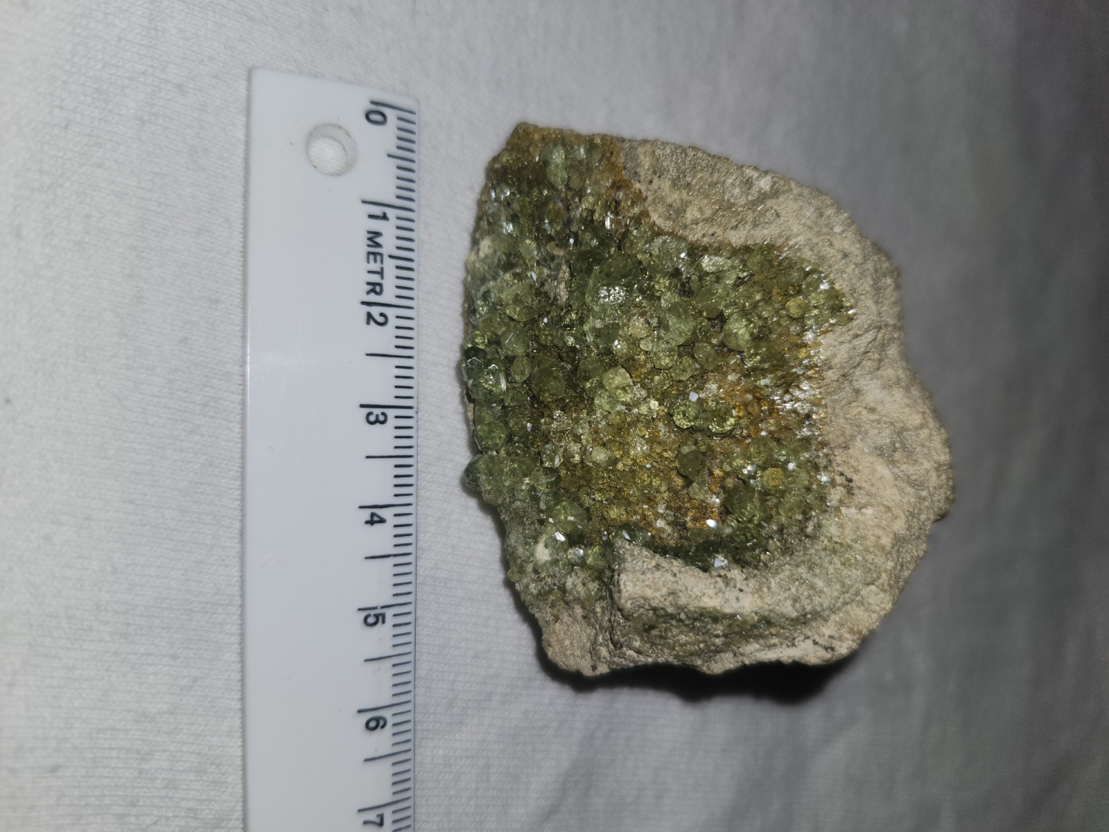Demantoid Garnet Crystal 103.84 Grams Russian