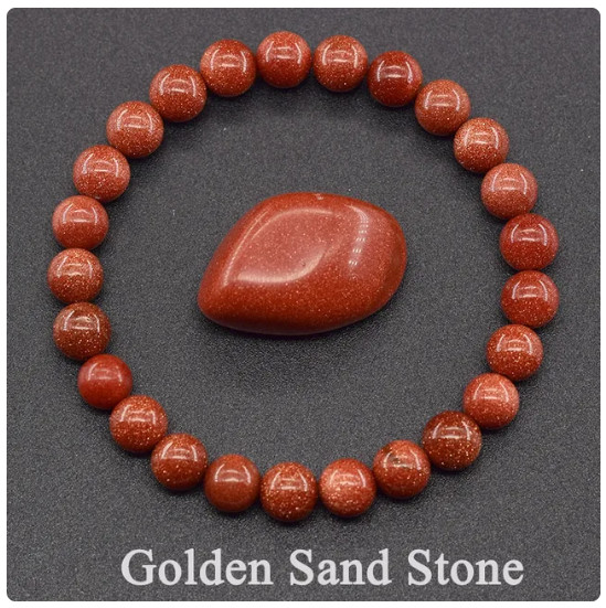Genuine Natural Stone Bracelet Bead Jewelry 8mm