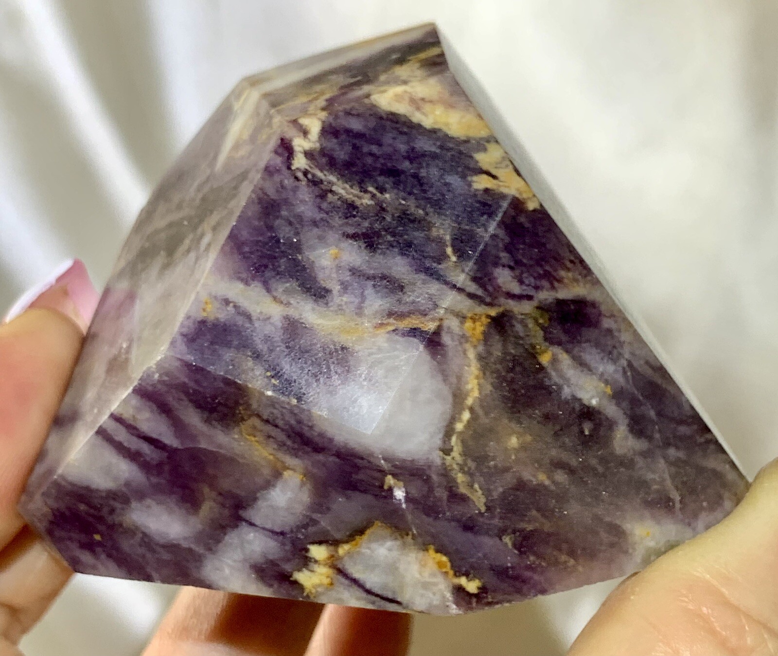 VERY RARE GOLDEN HEALER KAMMERERITE POLISHED CRYSTAL STATEMENT PIECE