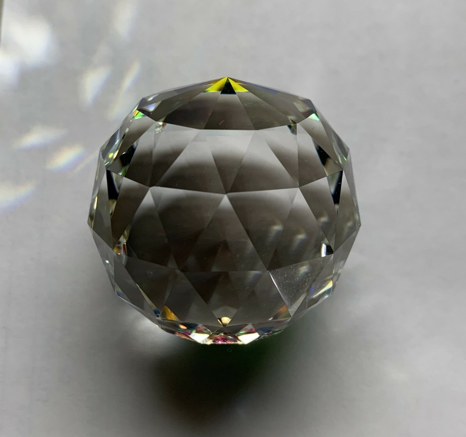 Faceted Crystal Ball/ Paperweight 20 mm Lot of 6 Pieces