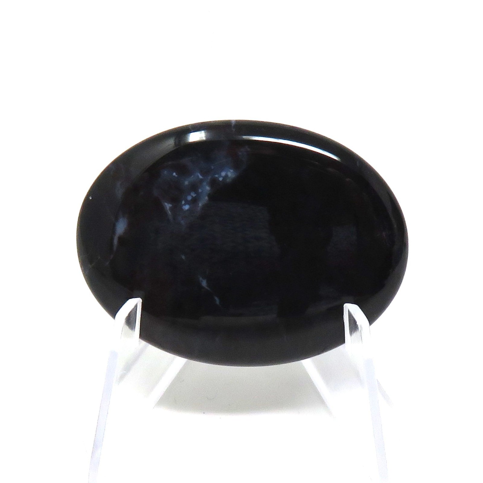 Indian Agate Worry Stone #1203- 40mmX30mm or 1.5″x 1″- 6mm Thick – Pocket Stone