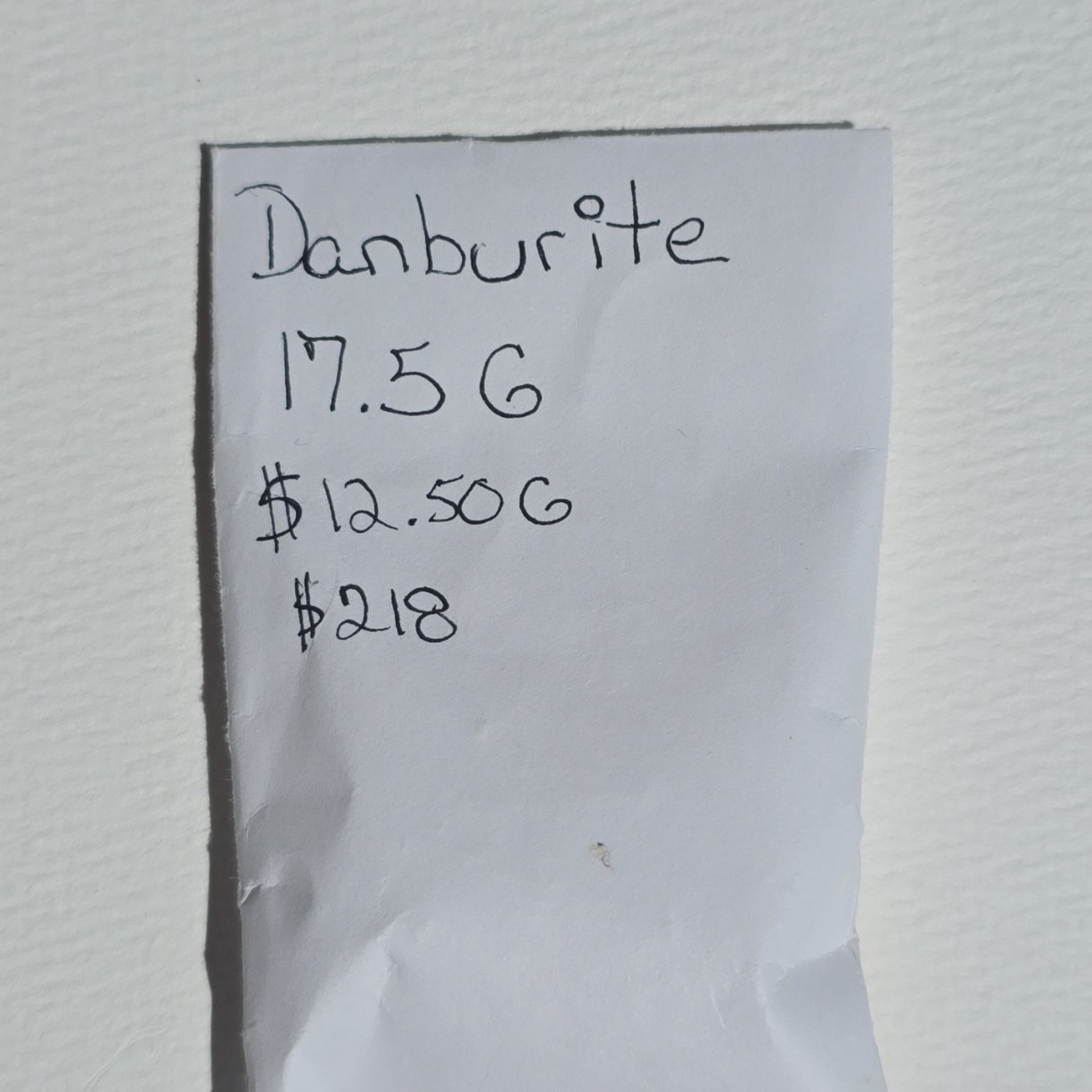 Danburite Natural Rough Crystal Lot 17.5g Specimen Gemstone Mineral Collection