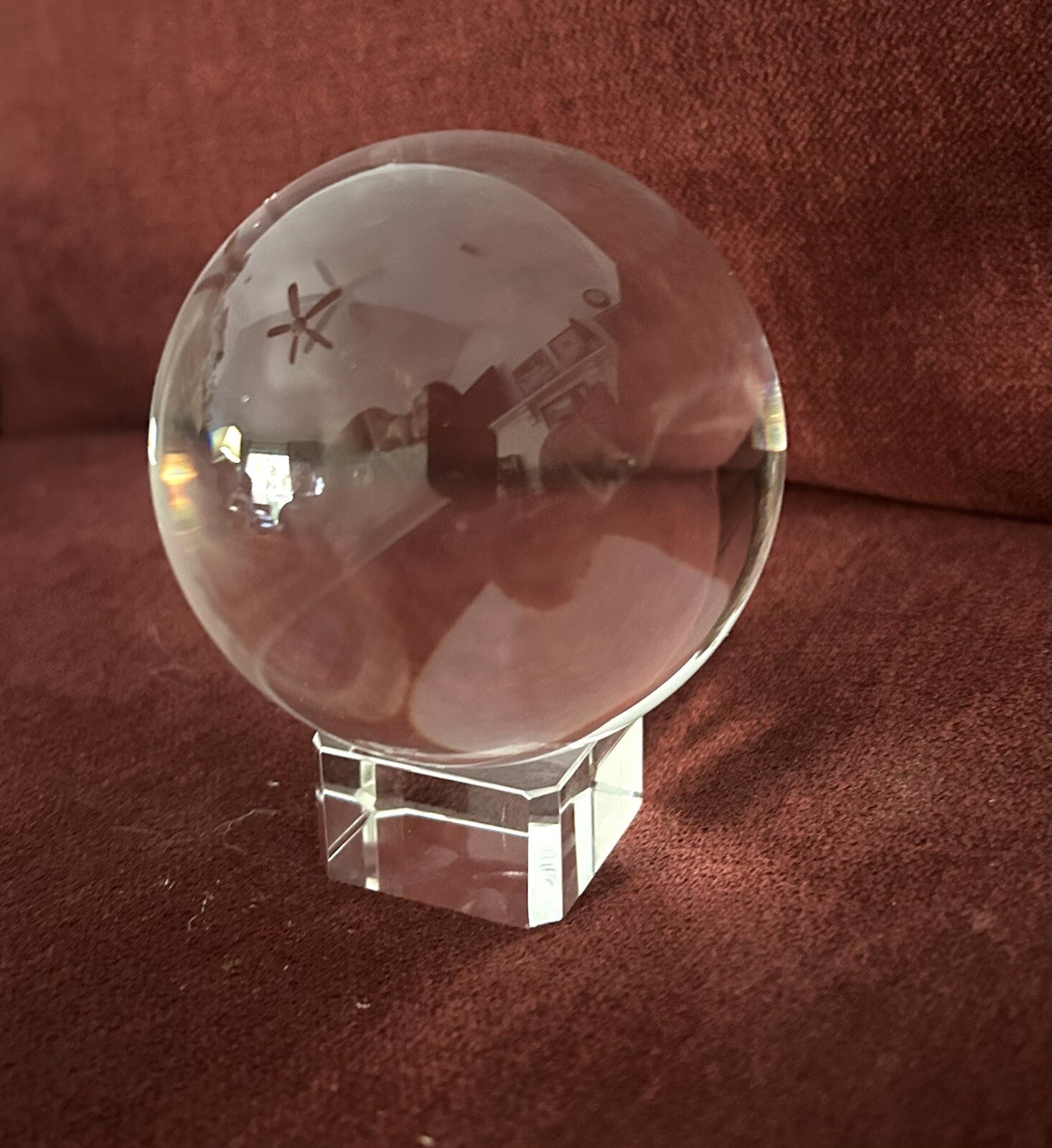 IFOLAINA Crystal Ball Photograph 50mm Clear K9 Optical Glass Spheres Photography