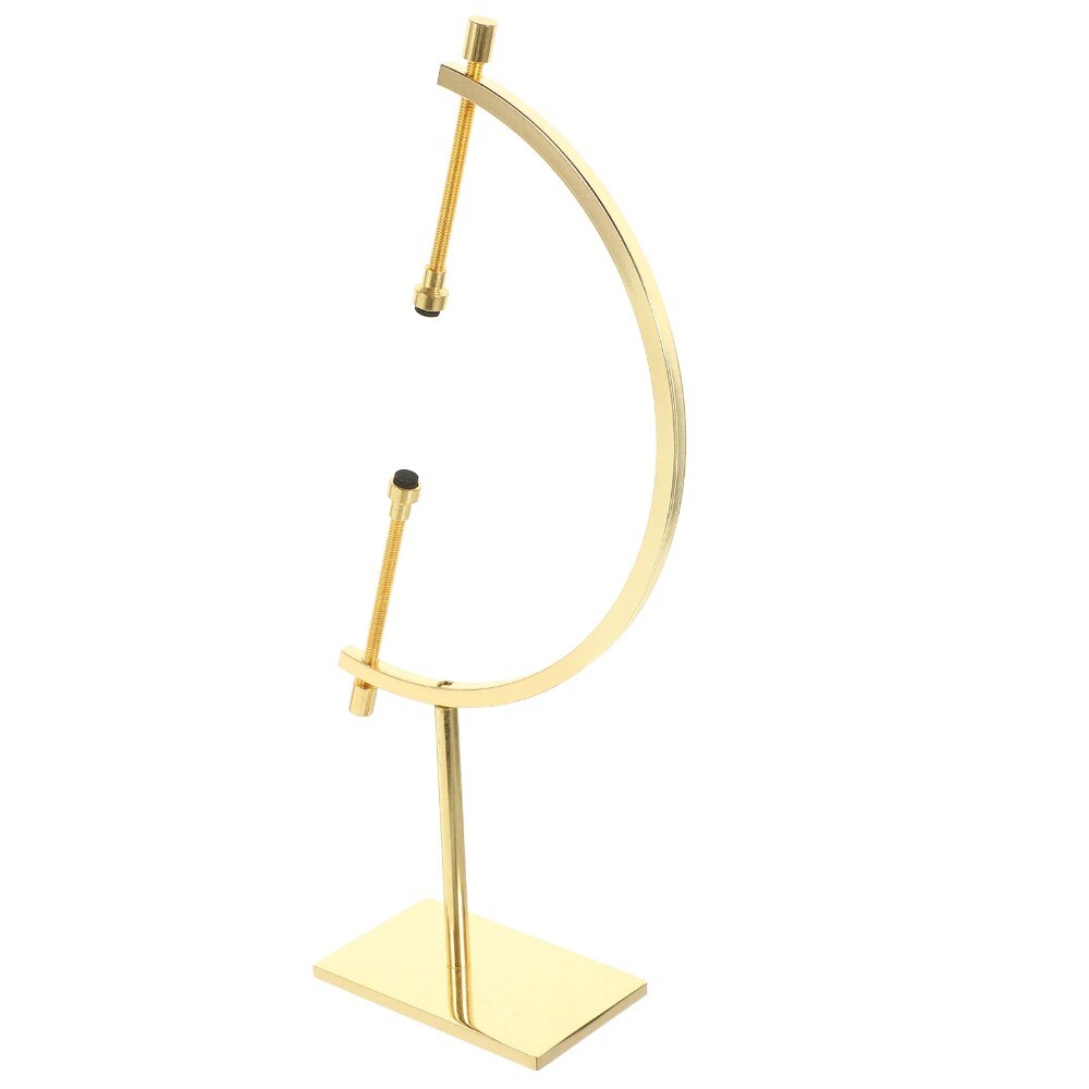 Ball Stand Caliper Display Adjustable Sphere Holder Crystal Bracket Shelf Decor