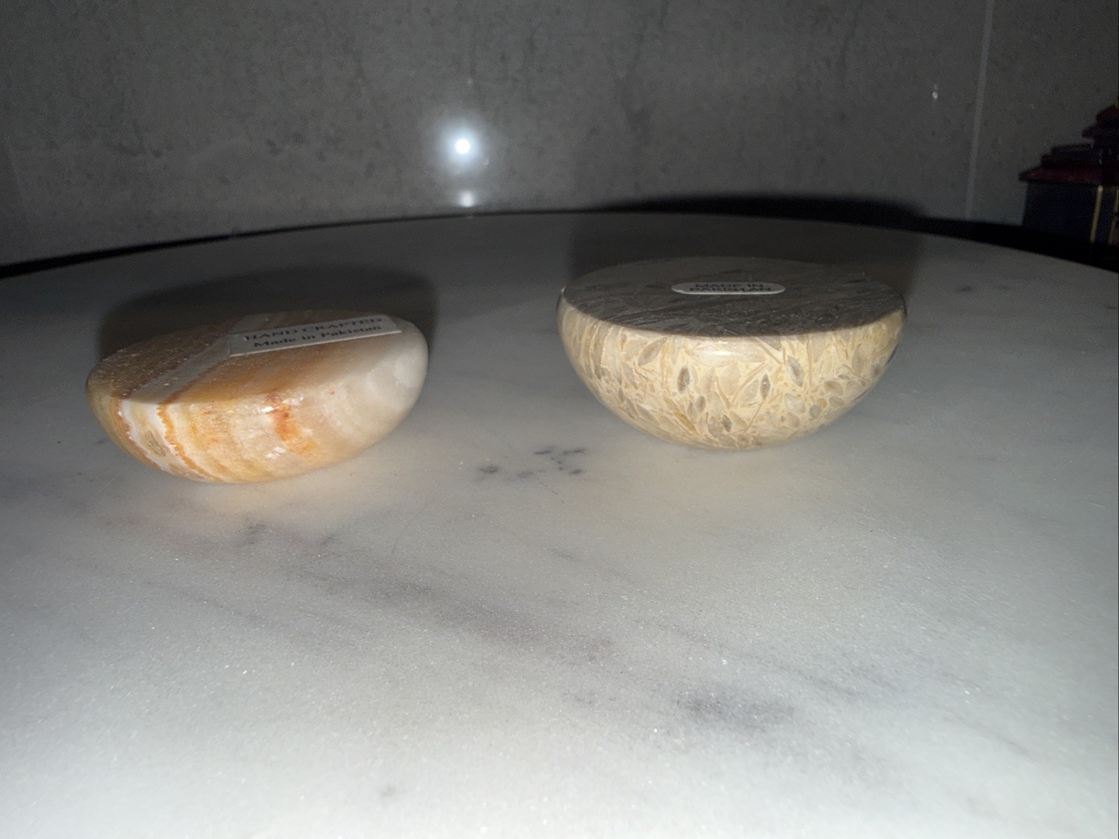 2 Display Sphere Egg Support Ball Stand Holder Natural Stone