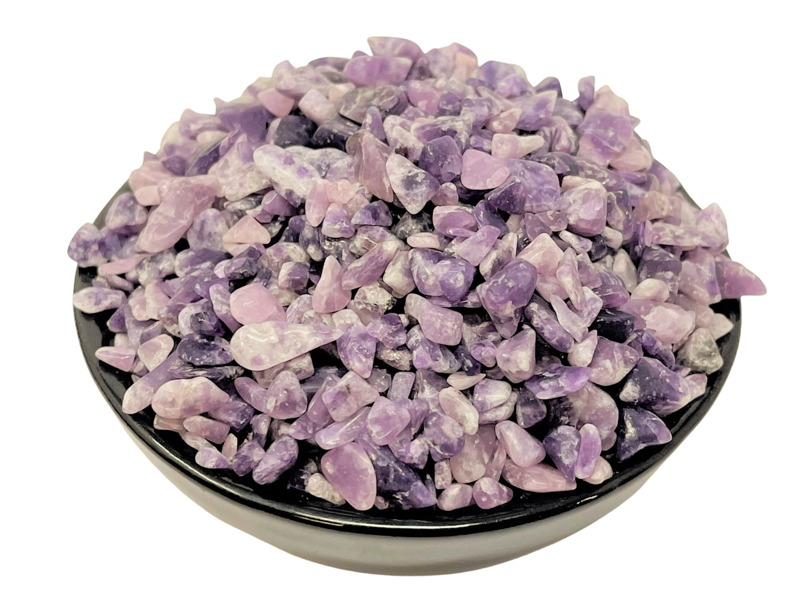 Lepidolite Semi Tumbled Gemstone Chips 5-10 mm Wholesale Lots (Lepidolite Chips)