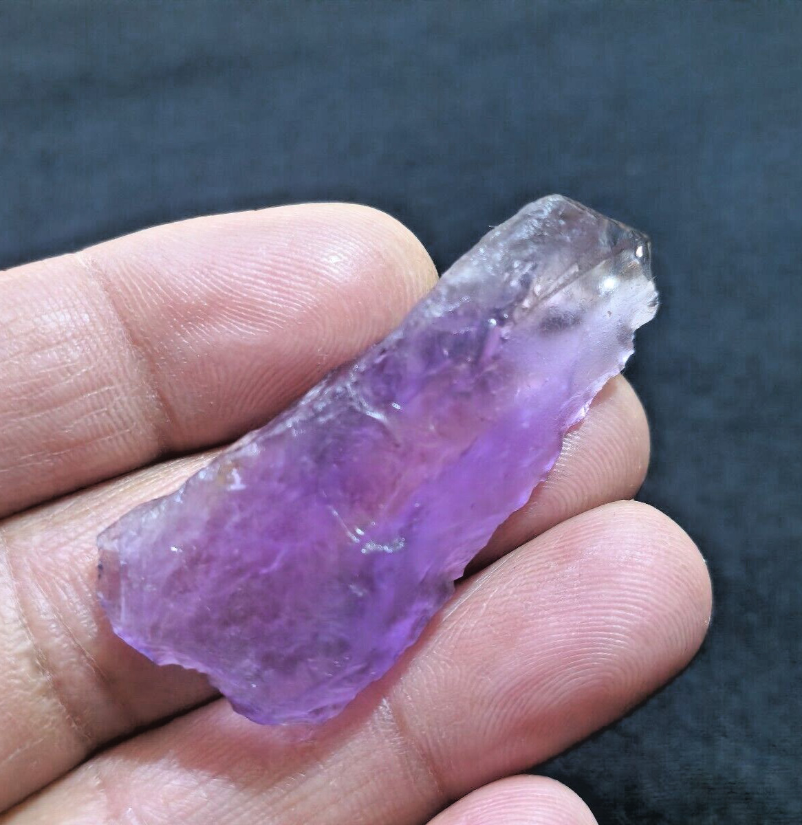 Attractive Rare Ametrine Crystal Rough Single Piece 71.50 Carat Loose Gemstone