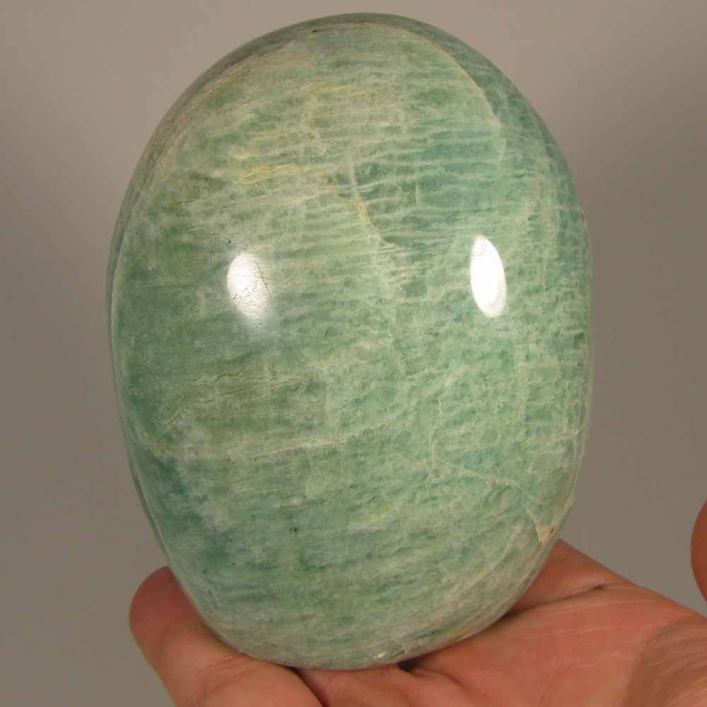 4″ AMAZONITE Polished Gemstone Freeform Standup – Madagascar – 1.5 lbs.