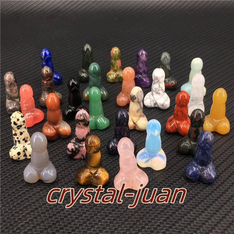 Wholesale A lot of Natural Mix Quartz Crystal Penis Skull crysta figurine