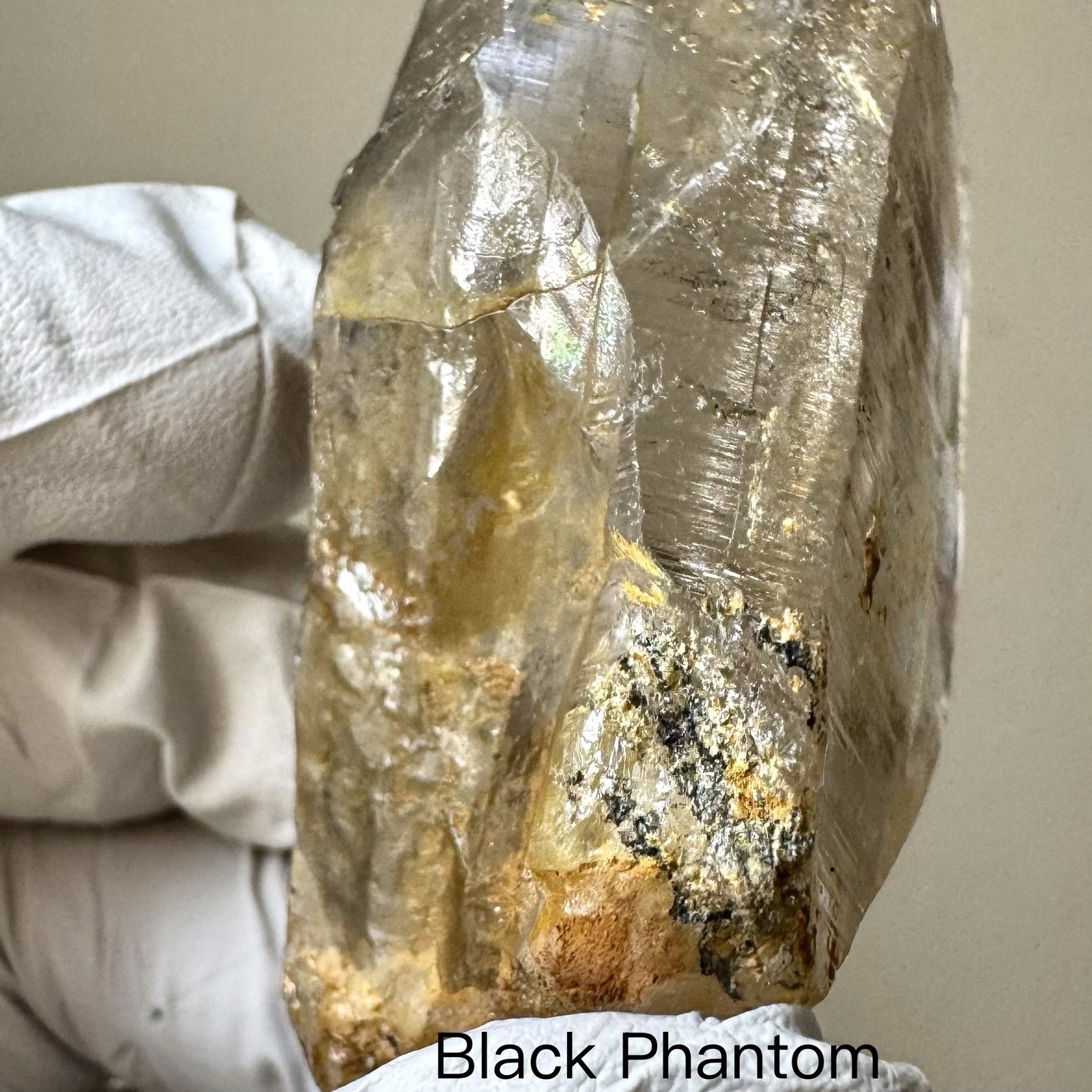 “Golden Comet” Ganesh Himalayan Quartz Secondary Growth Iron Oxide Nepal Crystal