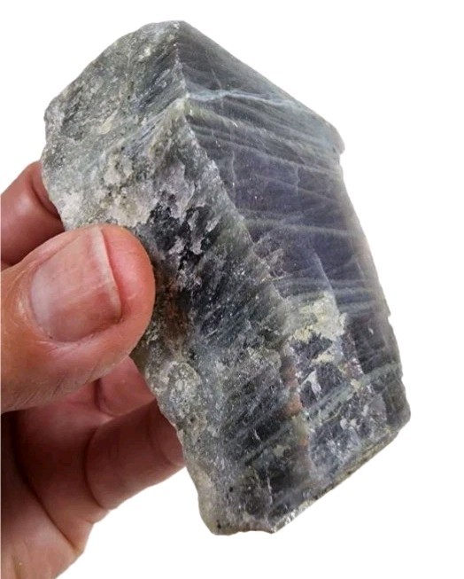 Labradorite Polished Faced Rough Madagascar 126.3 grams