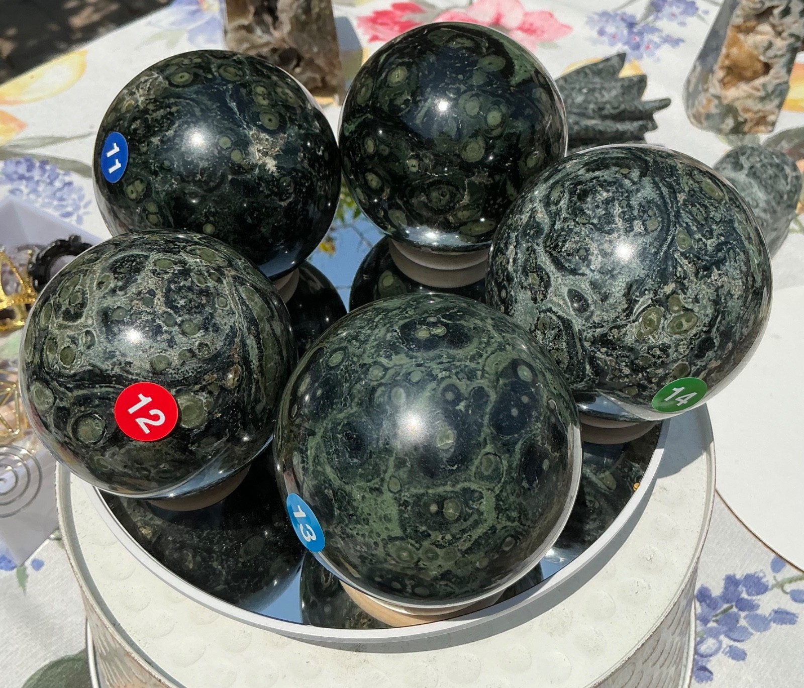 Beautiful Kambaba Spheres Crystal Healing- Sold Separately