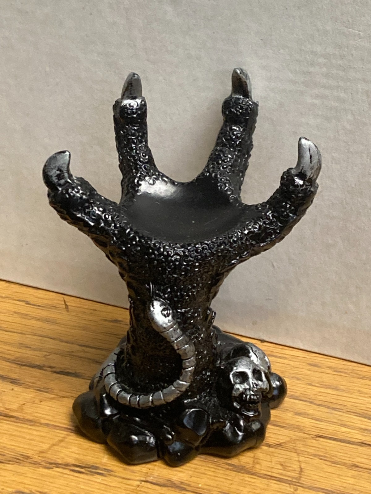 Dragon Claw Resin Sphere Holder Stand Base Natural Crystal Ball Hand