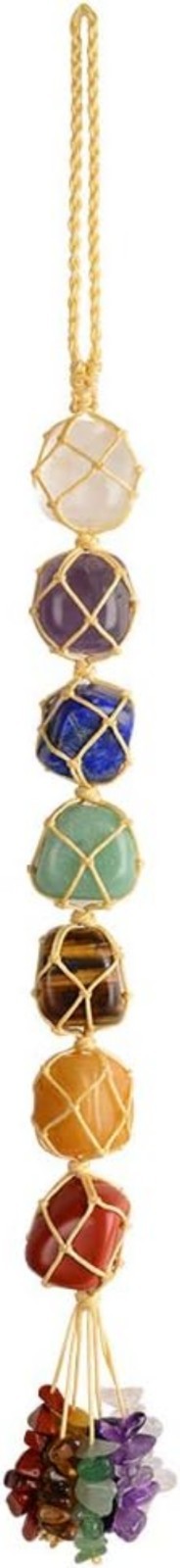 7 Chakra Healing Crystal Ornament for Car, Wall & Indoor Feng Shui Decoration