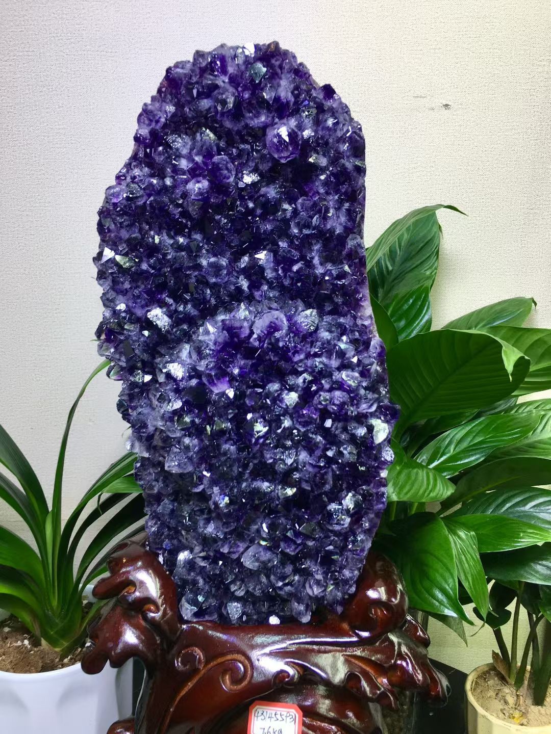 16.7LB A+ Natural Uruguay Amethyst Geode quartz Crystal Flower Mineral Specimen