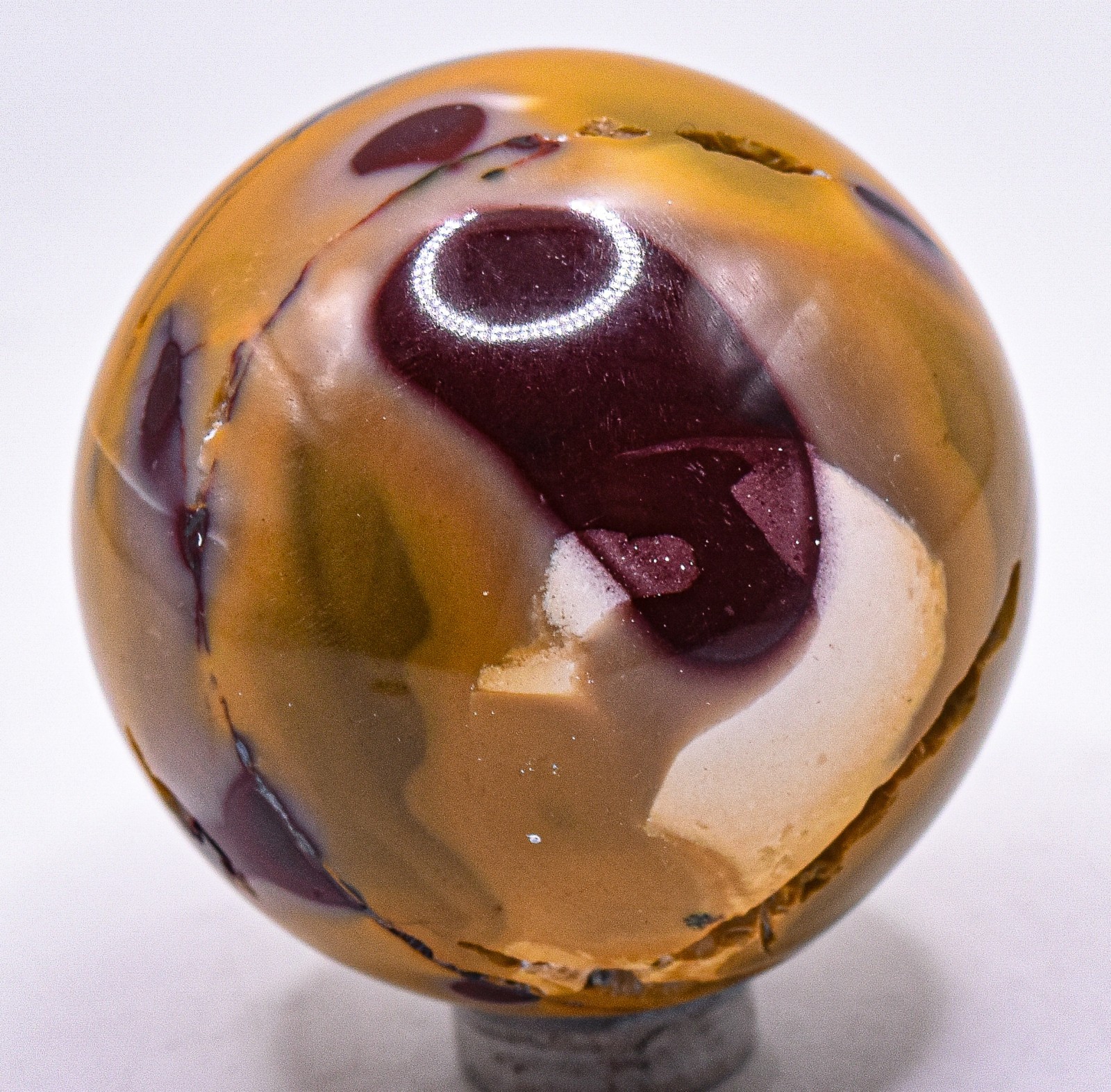 48mm Multicolor Mookaite Jasper Sphere Polished Natural Mineral Ball – Australia