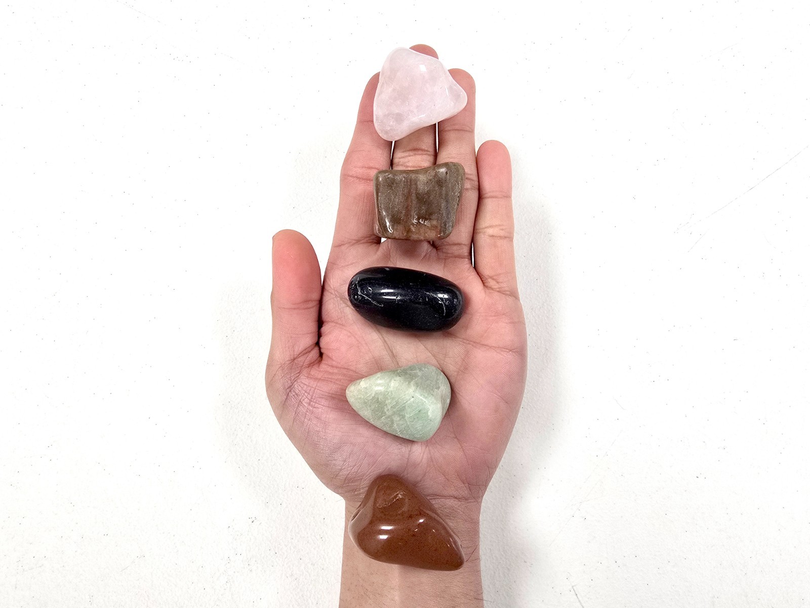 Tumbled Stones Gift Set 10 Pieces Large Gemstone Crystals Pack Healing Gems