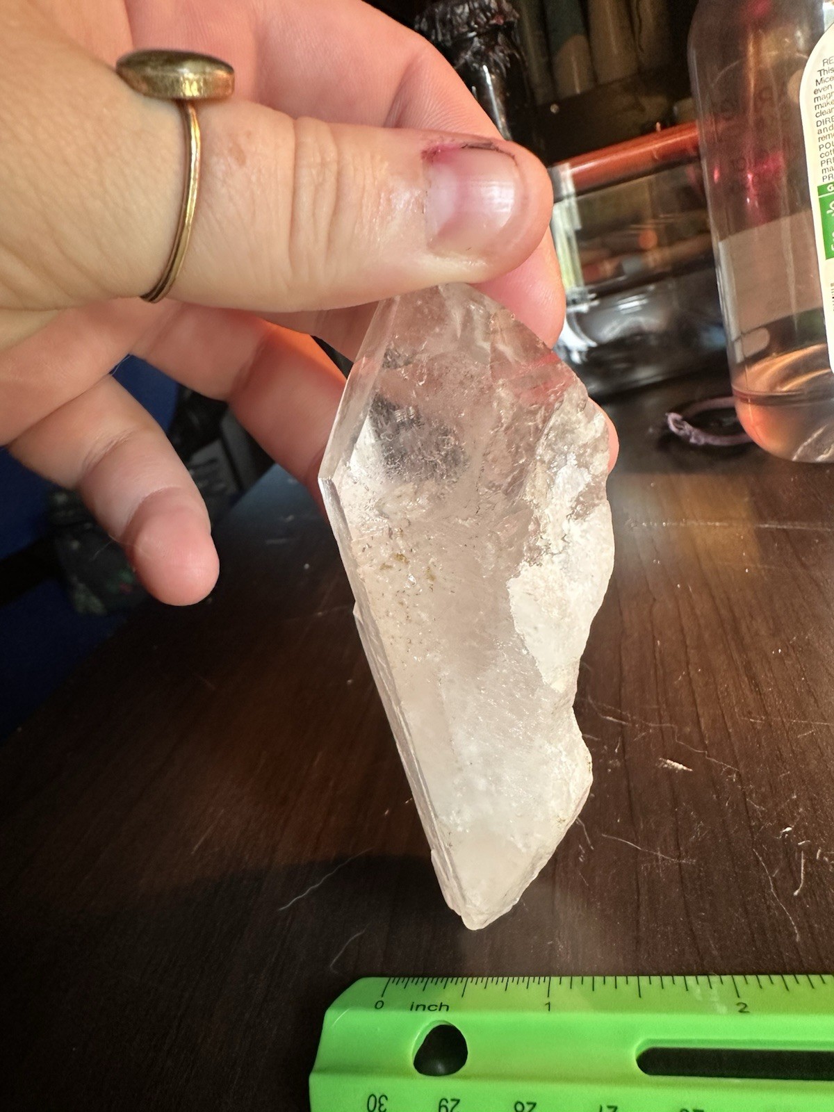 Clear/White Quartz Natural Point Crystal Specimen Rough Mineral
