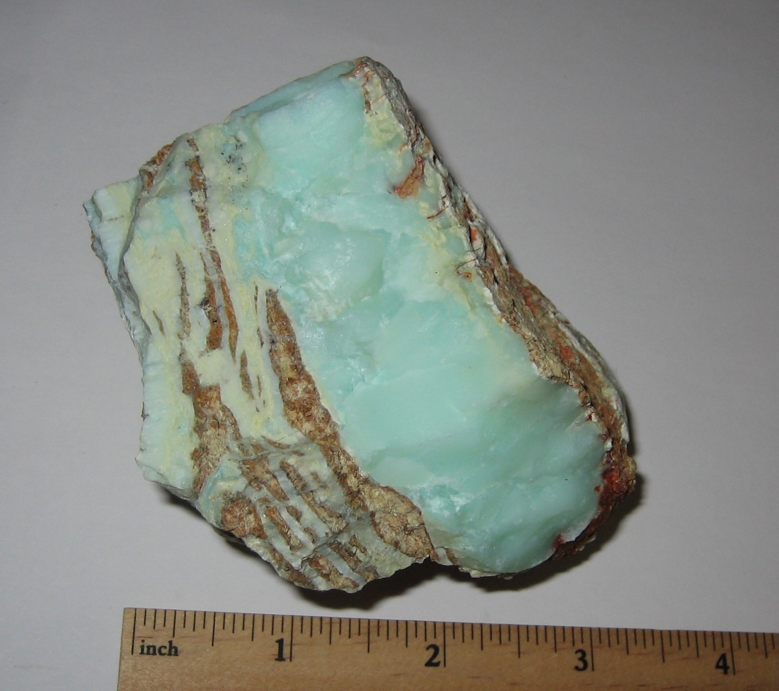 3″ RARE NATURAL ROUGH GREEN OPAL CRYSTAL MINERAL FROM BULGARIA ~ 288.1grams *2