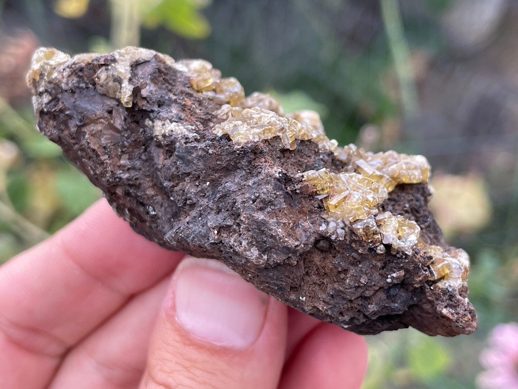 Baryte on Siderite – Magma Mine, Superior, Pinal County, Arizona, USA