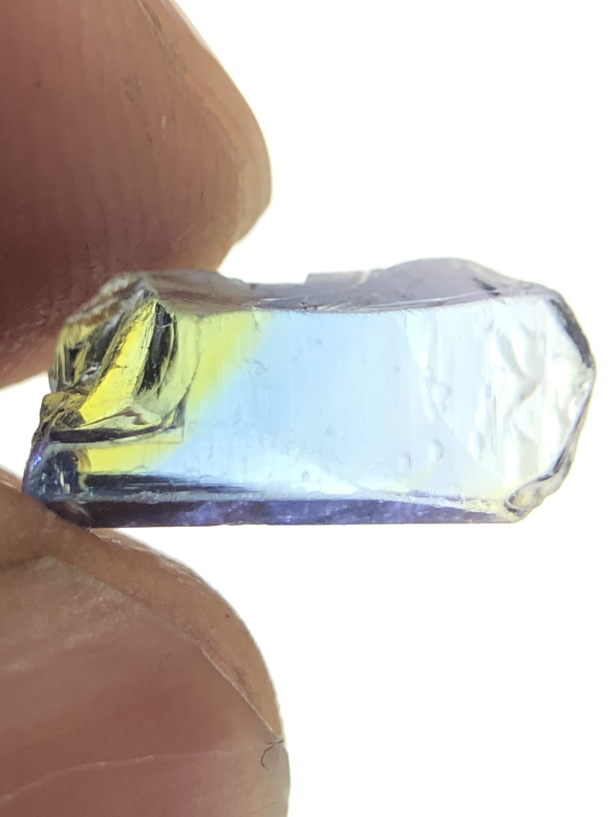 Ntaural Tanzanite Crystal, Purple Blue Yellow Zoisite, Unheated Tanzanite Raw
