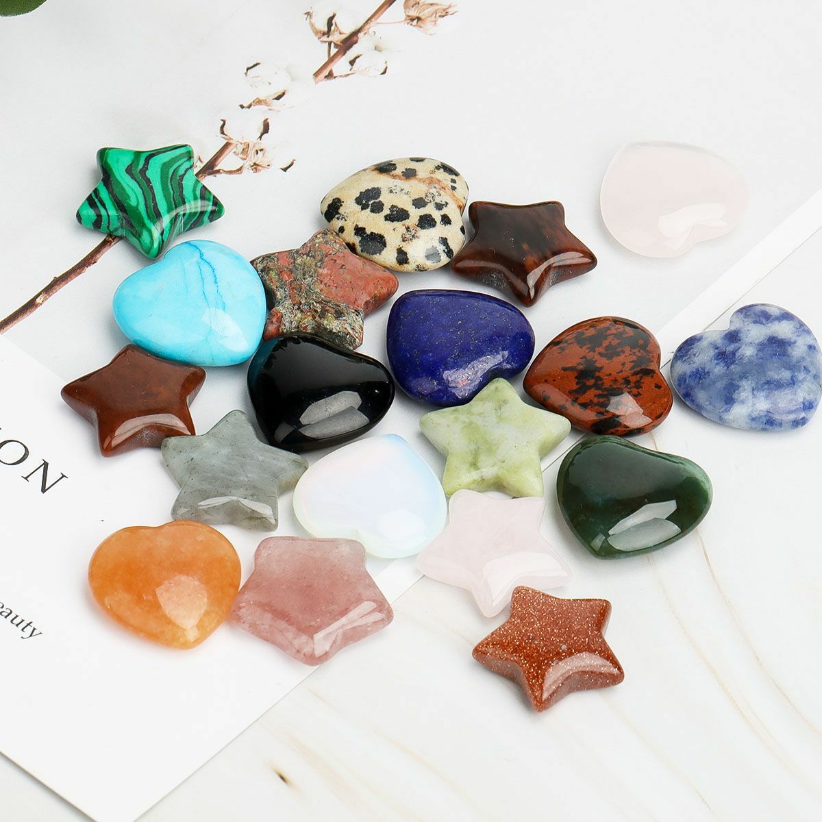 10x/Set Natural Healing Crystal Gemstones Reiki Chakra Collection Stone Specimen