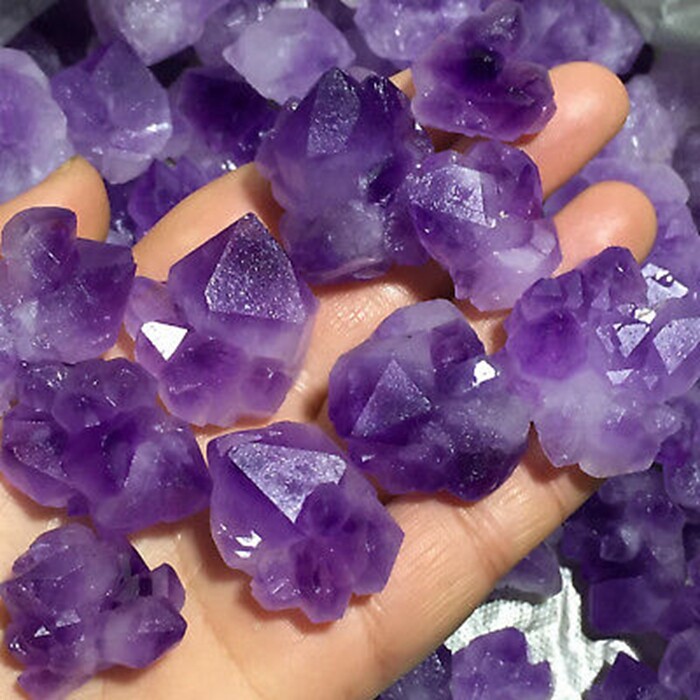 WOW!! Raw Amethyst Stone Rough Chunk original specimen 1000g
