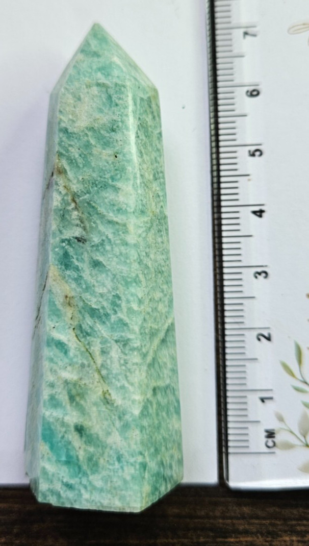 Amazonite Crystal Point/Tower – 45g/ 8cm approx
