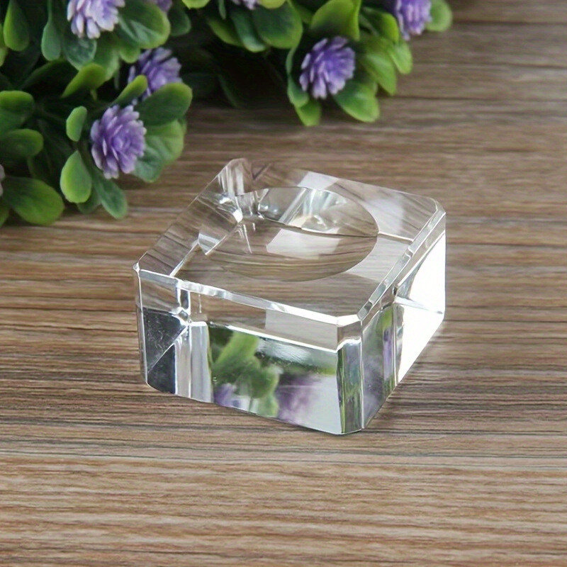 10X Circular Luminous Base Crystal Ball Saturn Creative Night Light Ornament US