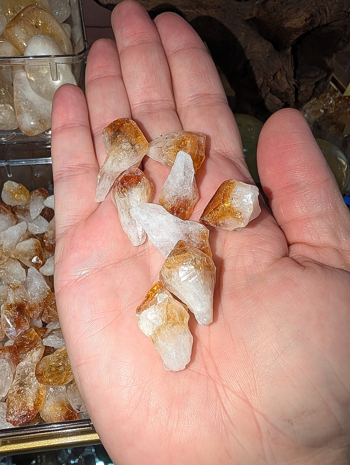 Citrine Mini Point | Natural Citrine Crystal Point | Raw Specimen
