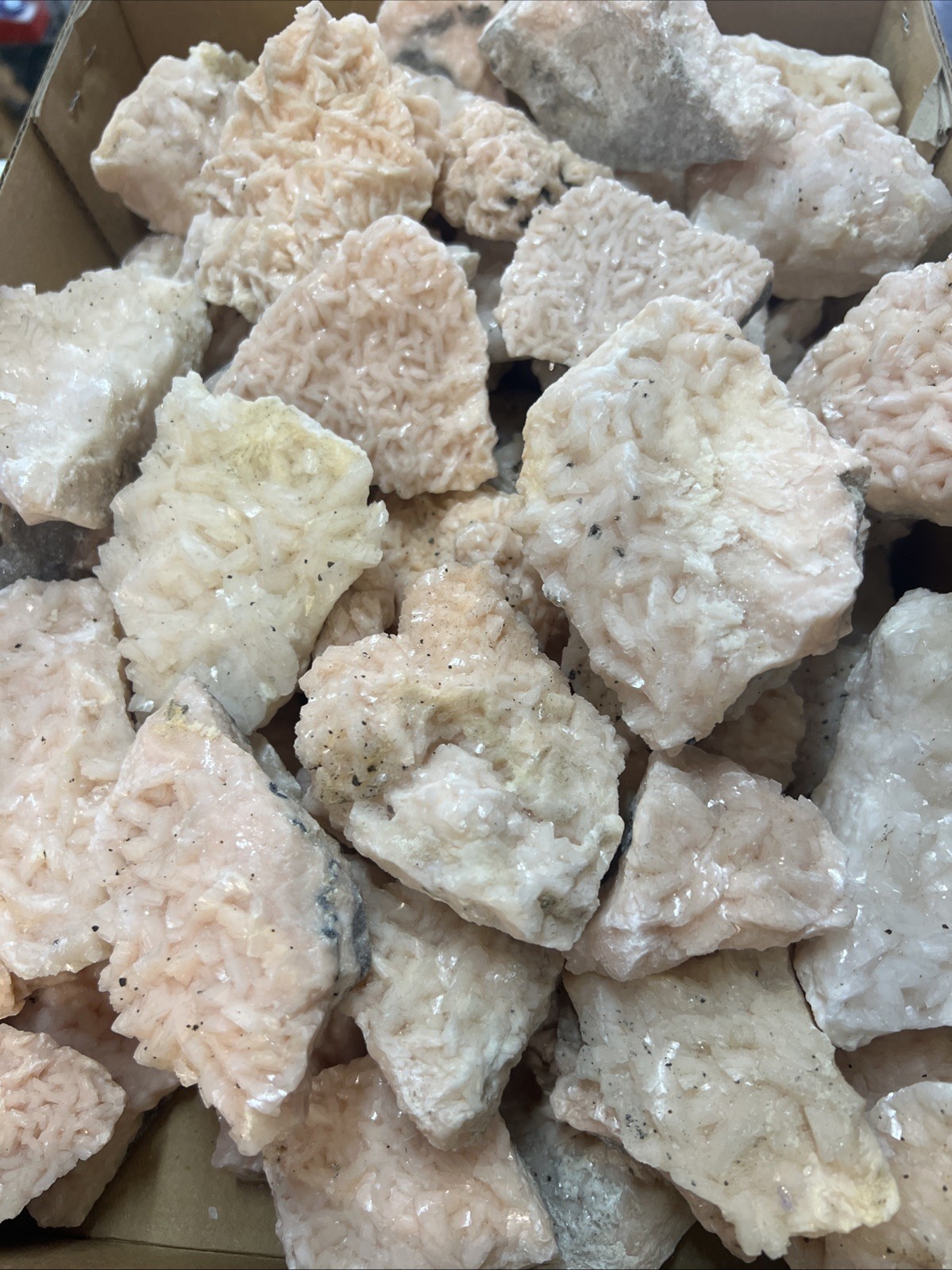 Pink Dolomite Crystal Chunky Cluster healing Crystals rocks 200-300g Pieces