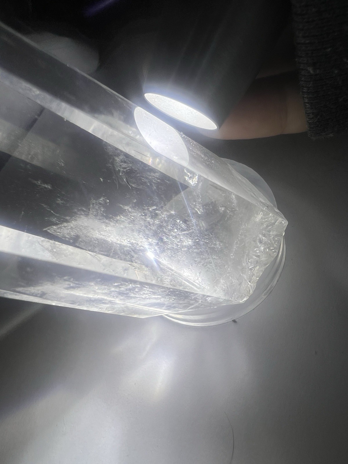 Blue Needle Quartz Point, 210g, Colombia