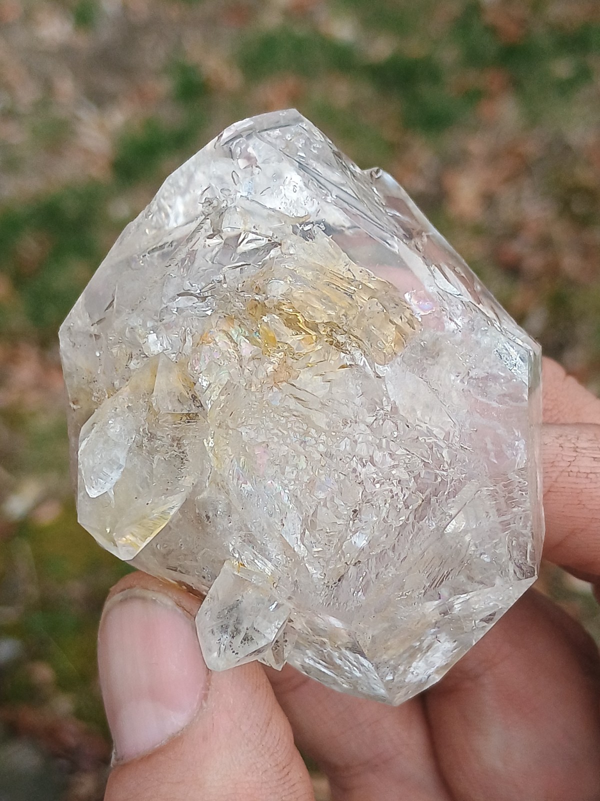 🔥 4.6oz Elestial Herkimer 💎 Cluster From NY ❤️ ⚒️