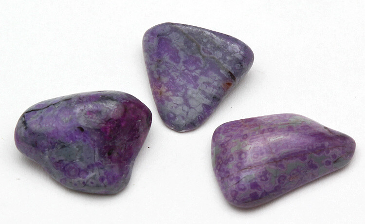 SUGILITE Specimen Polished Mineral Natural Lapidary Gemstone 3pc LOT AFRICA