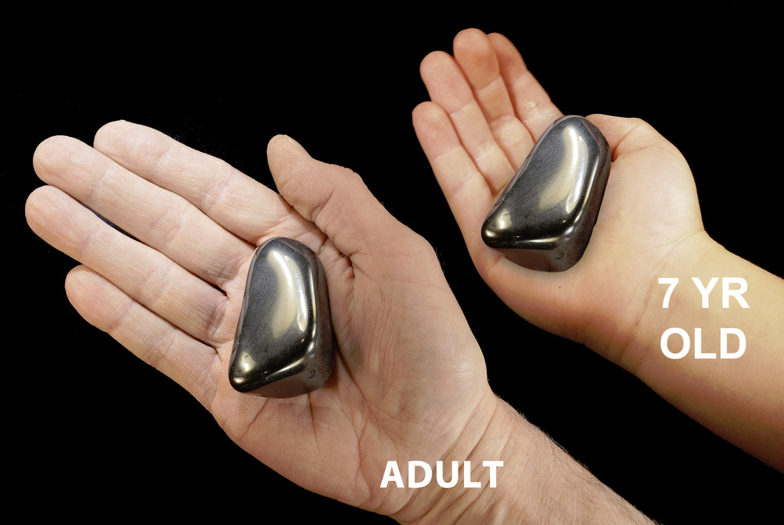 Silver HEMATITE Tumbled 2″ 5-7 Oz Rocks Mineral Specimen Metal Iron Stone