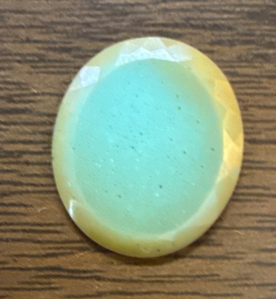 Ye Ming Zhu Cut Polished Faceted Glowing Stone (RARE)