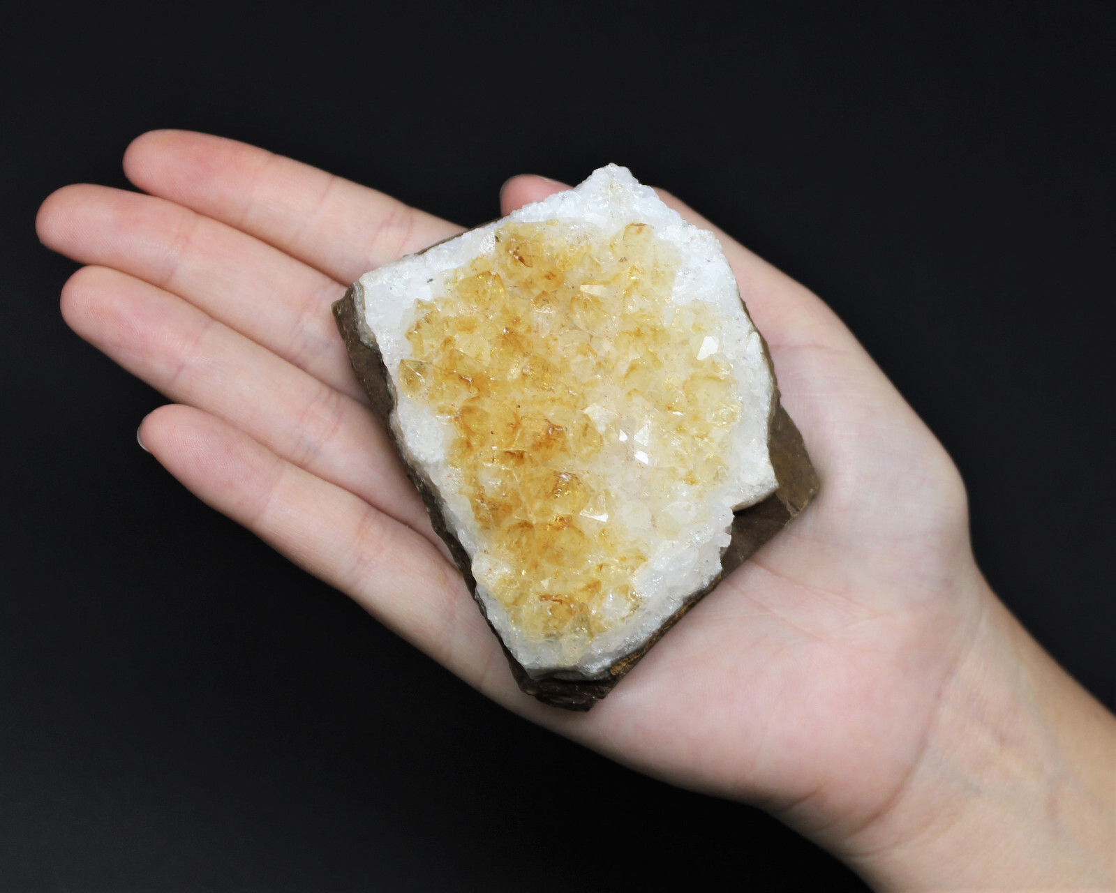 LARGE Clearance Citrine Crystal Clusters – ‘B’ Grade Cluster Druze – CRAZY CHEAP