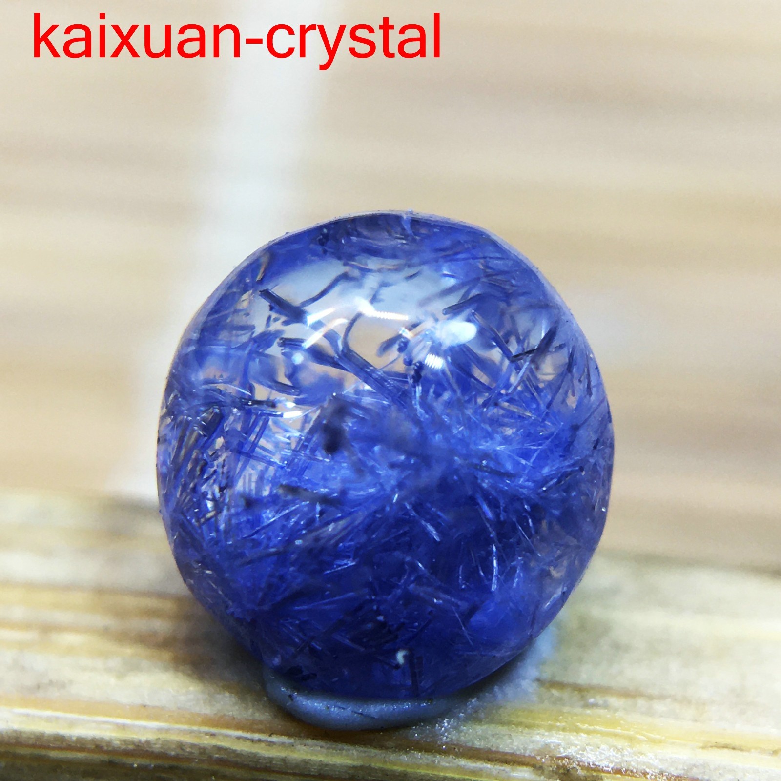 0.5Ct Very Rare NATURAL Beautiful Blue Dumortierite Quartz Crystal Pendant D794
