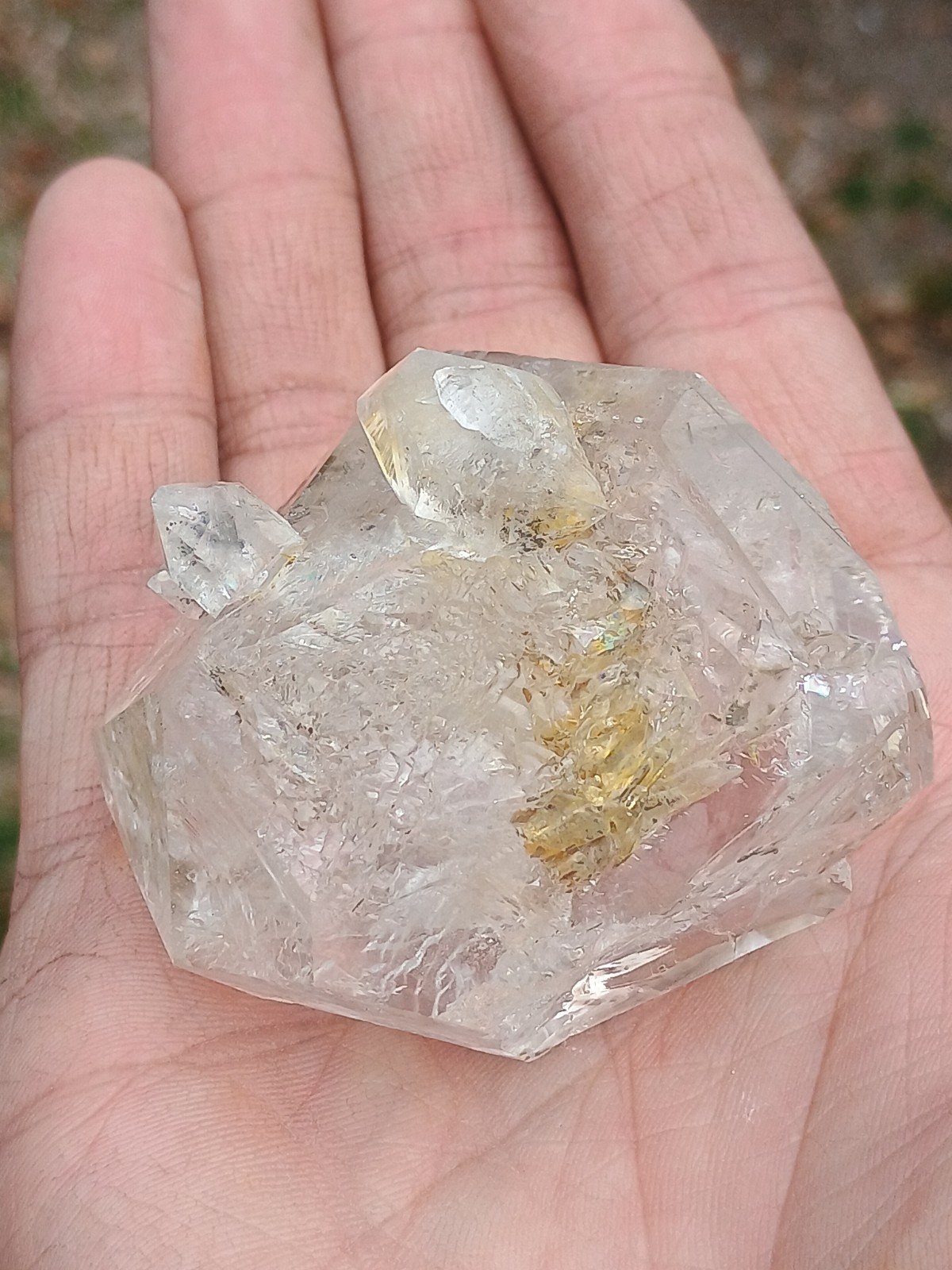 🔥 4.6oz Elestial Herkimer 💎 Cluster From NY ❤️ ⚒️