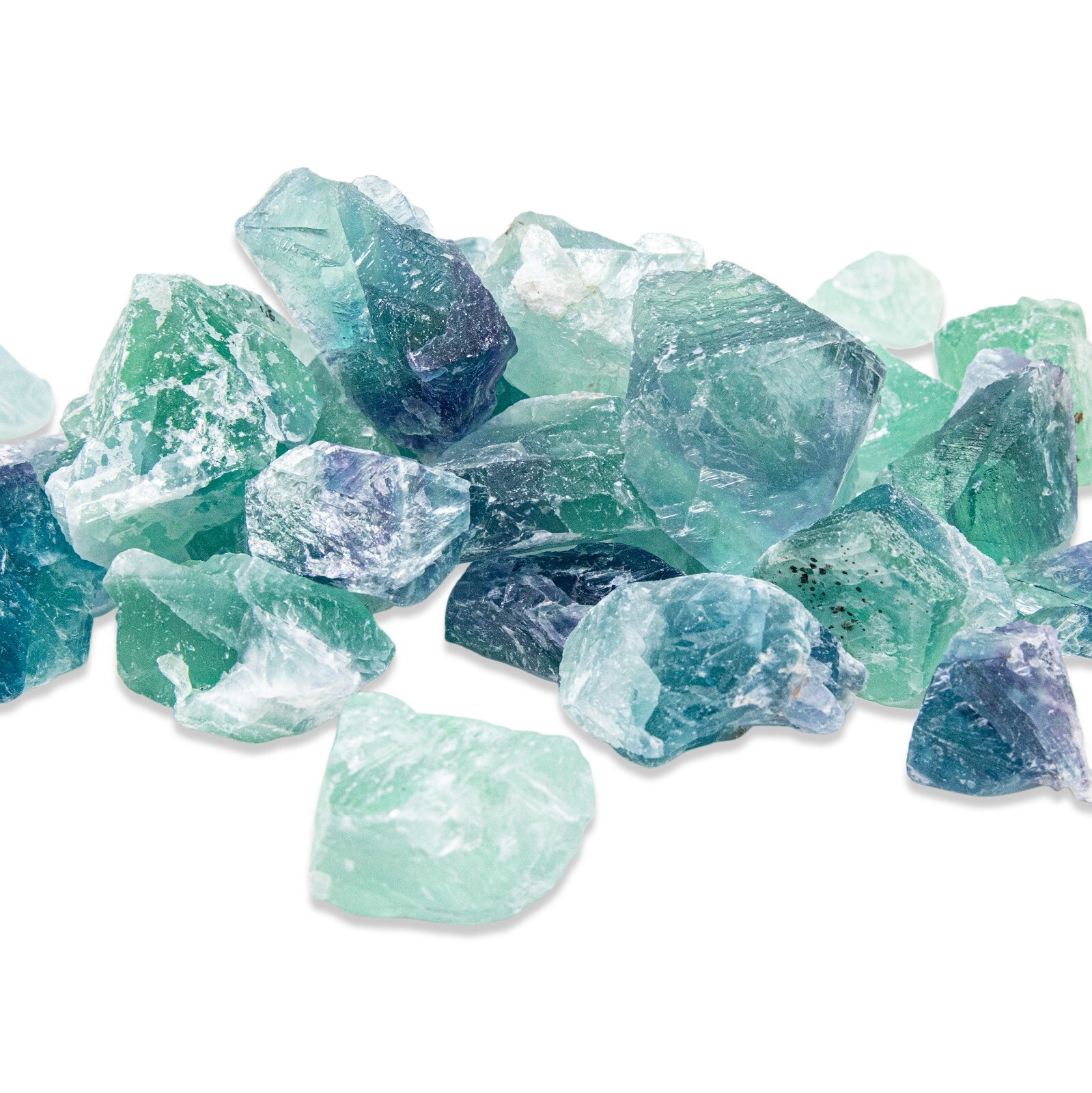 Raw Fluorite Crystals – Bulk Rough Stones – Healing Crystals Natural Gemstones