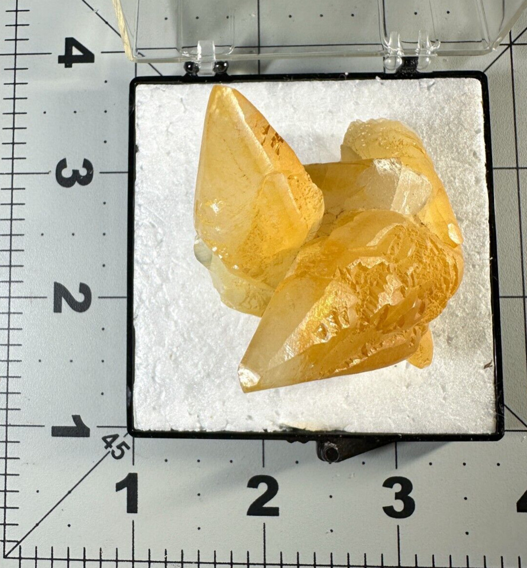 ➤ 2-1/2 Inch IRIDESCENT CALCITE CRYSTAL CLUSTER – Shelbyville Indiana VIDEO➤577