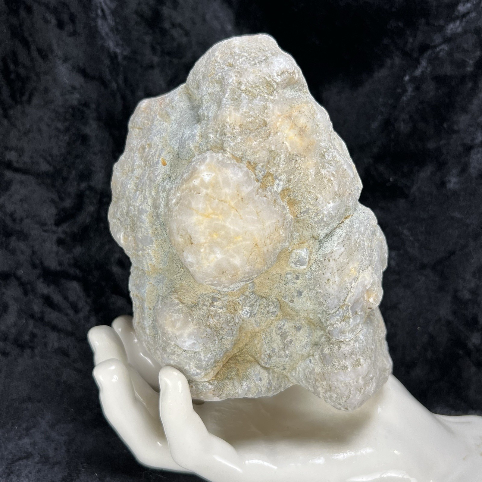Unopened Geode 5” Rattler Crystal Quartz Uncut Break Your Own Large Hollow